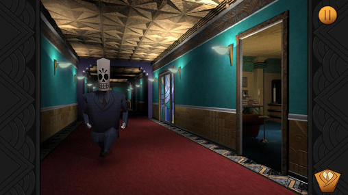Gameplay of the Grim fandango: Remastered for Android phone or tablet.
