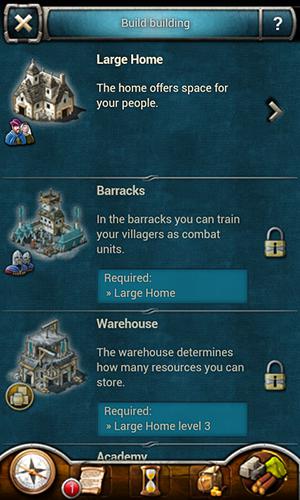 Gameplay of the Grimfall: Strategy game for Android phone or tablet.