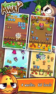 Gameplay of the Grow Away for Android phone or tablet.