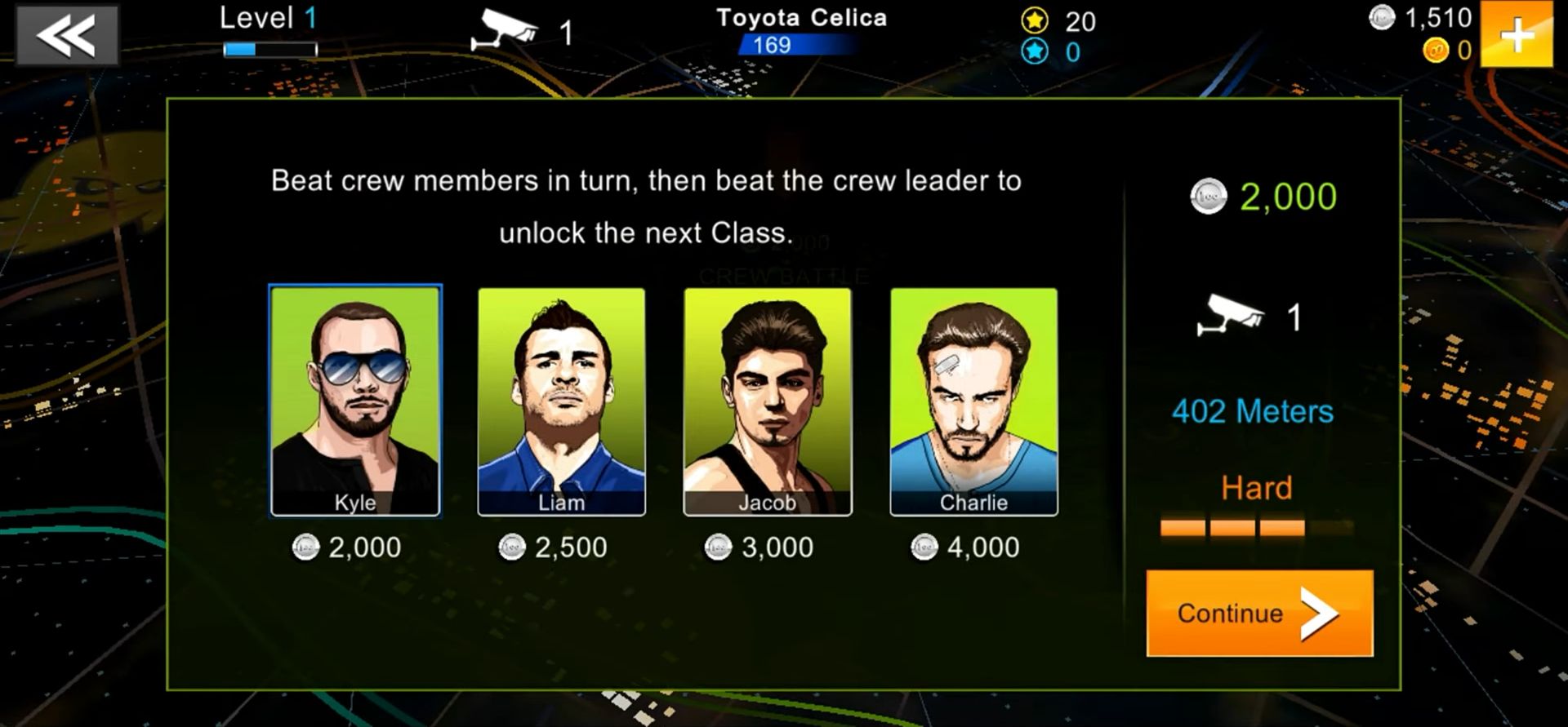 GT Club Drag Racing Car Game - Android game screenshots.