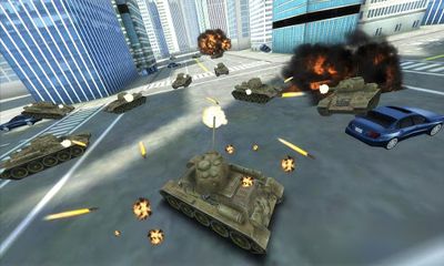 Gameplay of the Gta Tank VS New York for Android phone or tablet.