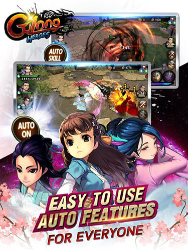 Gameplay of the Gu Long heroes for Android phone or tablet.