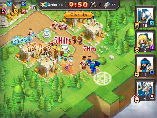 Gameplay of the Guardian of dragons for Android phone or tablet.