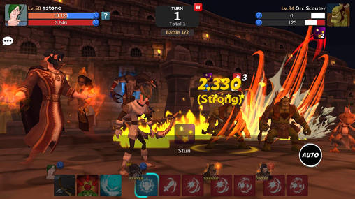 Gameplay of the Guardian stone: Second war for Android phone or tablet.