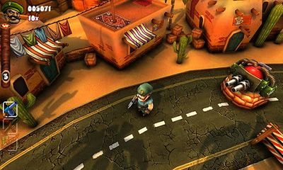 Gameplay of the Guerrilla Bob for Android phone or tablet.