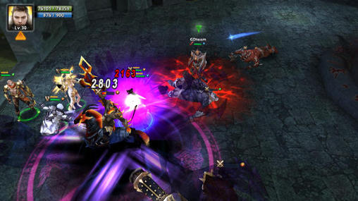 Gameplay of the Guild of honor for Android phone or tablet.