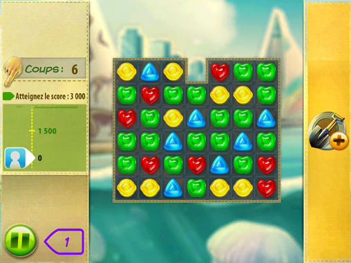 Gameplay of the Gummy drop! for Android phone or tablet.