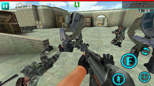 Gameplay of the Gun striker fire for Android phone or tablet.