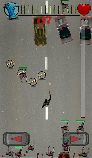 Gameplay of the Gun to action: Zombie kill for Android phone or tablet.