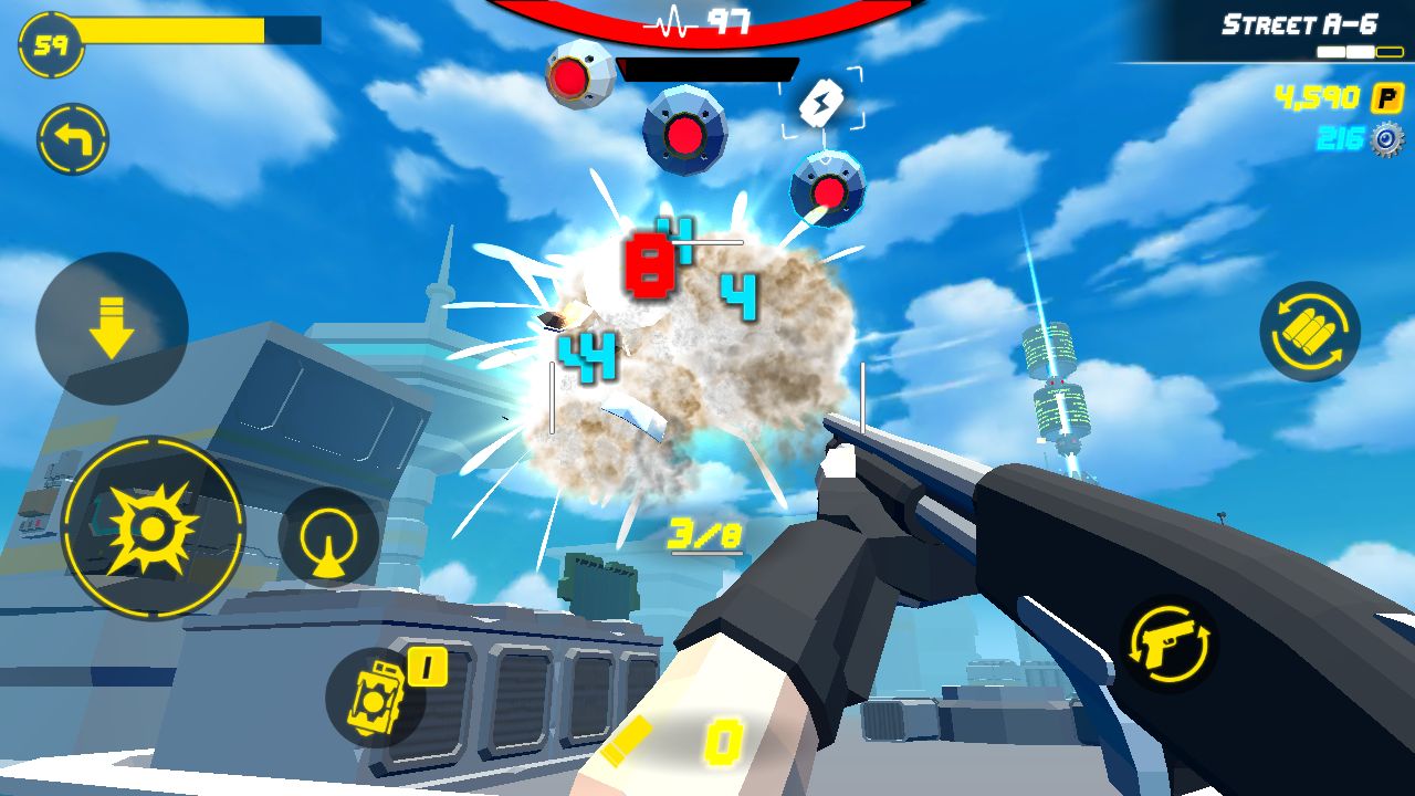 GunFire : City Hero - Android game screenshots.