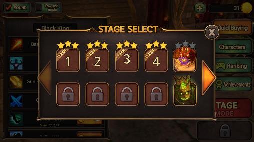 Gameplay of the Gunner of dungeon for Android phone or tablet.