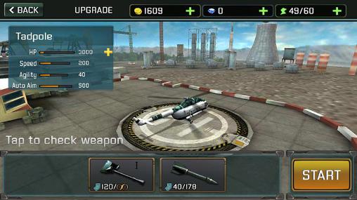 Gameplay of the Gunship strike 3D for Android phone or tablet.