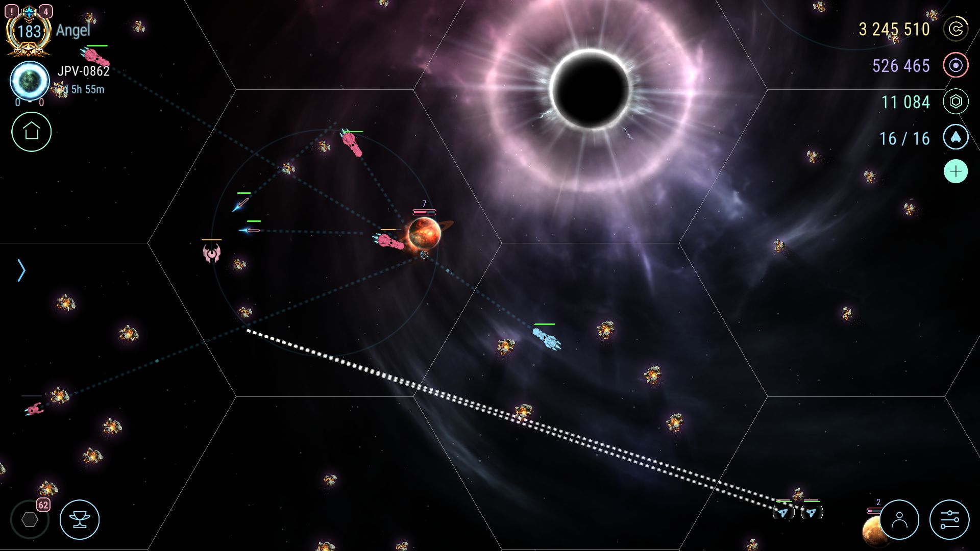 Hades' Star: DARK NEBULA - Android game screenshots.
