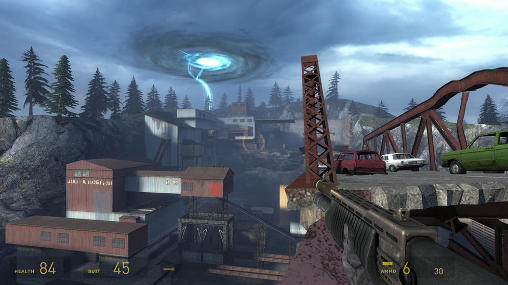 Gameplay of the Half-life 2: Episode two for Android phone or tablet.