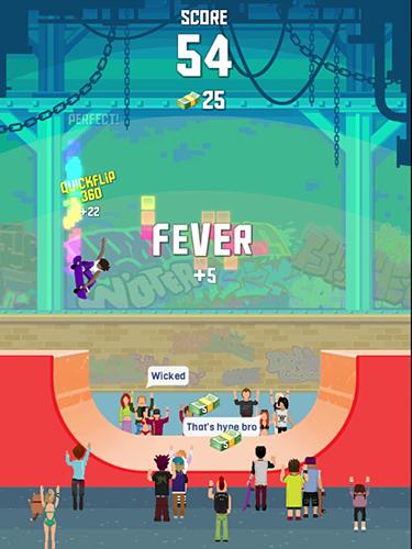 Gameplay of the Halfpipe hero: Skateboarding for Android phone or tablet.