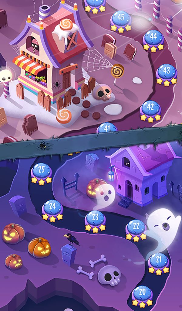 Halloween Match - Android game screenshots.