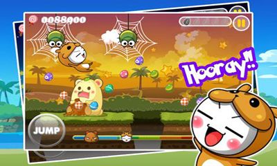 Gameplay of the HamSonic JumpJump for Android phone or tablet.