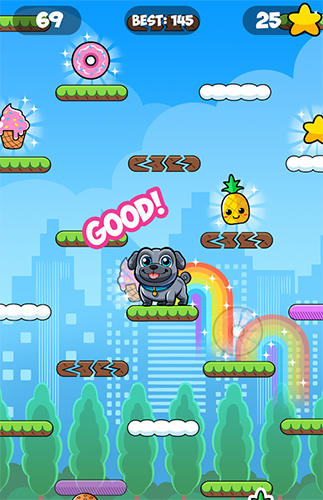 Happy bounce puppy dog - Android game screenshots.