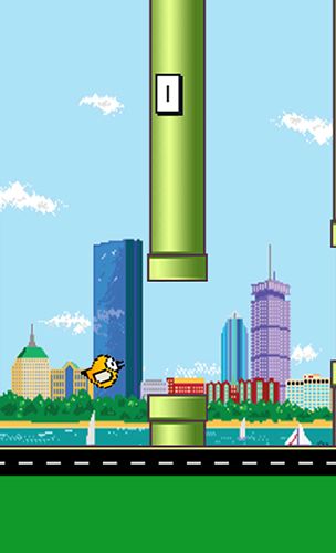 Gameplay of the Happy bird for Android phone or tablet.