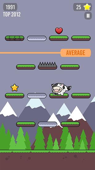 Gameplay of the Happy hop! Kawaii jump for Android phone or tablet.