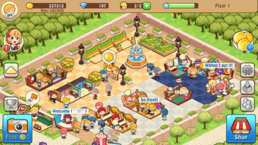 Gameplay of the Happy mall story: Shopping sim for Android phone or tablet.