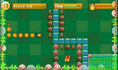 Gameplay of the Happy Snake for Android phone or tablet.