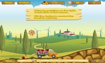 Gameplay of the Happy Truck for Android phone or tablet.