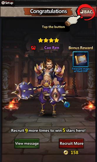 Gameplay of the Haunted empire: Ghosts of the Three kingdoms for Android phone or tablet.