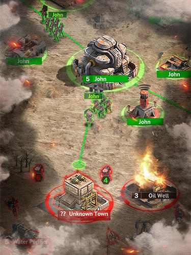 Haze of war - Android game screenshots.