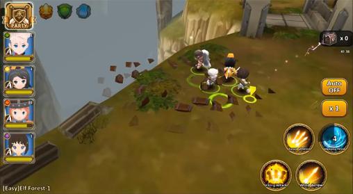 Gameplay of the Heaven knights for Android phone or tablet.