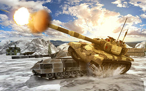 Heavy army war tank driving simulator: Battle 3D - Android game screenshots.