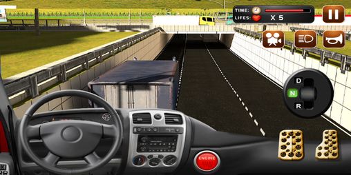 Gameplay of the Heavy duty trucks simulator 3D for Android phone or tablet.