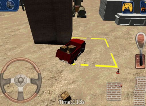 Gameplay of the Heavy truck 3D: Cargo delivery for Android phone or tablet.