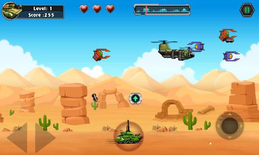 Gameplay of the Heavy weapon: Rambo tank for Android phone or tablet.