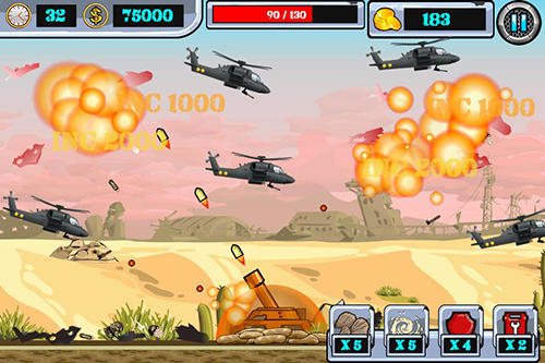 Heli invasion 2: Stop helicopter with rocket - Android game screenshots.