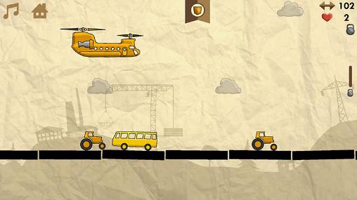 Gameplay of the Heli runner for Android phone or tablet.