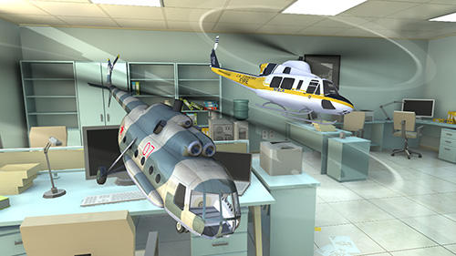 Helicopter RC flying simulator - Android game screenshots.