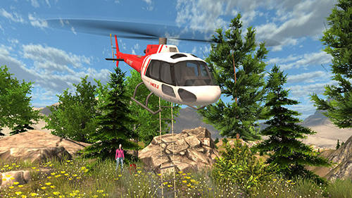 Helicopter rescue simulator - Android game screenshots.