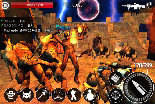 Gameplay of the Hellgate: London FPS for Android phone or tablet.