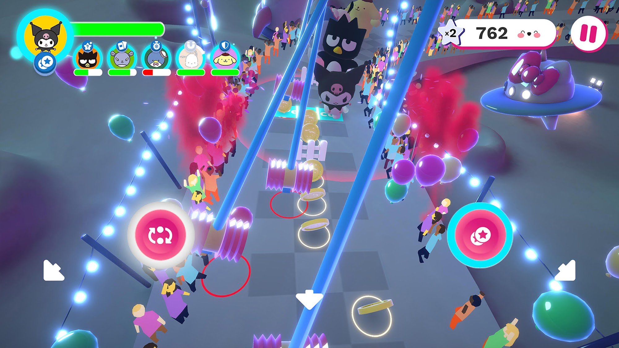 HELLO KITTY HAPPINESS PARADE - Android game screenshots.