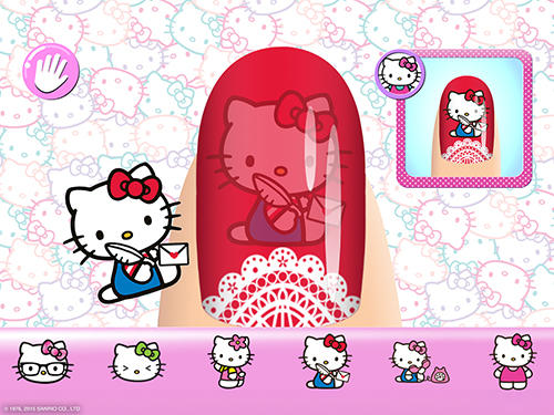 Hello Kitty: Nail salon - Android game screenshots.