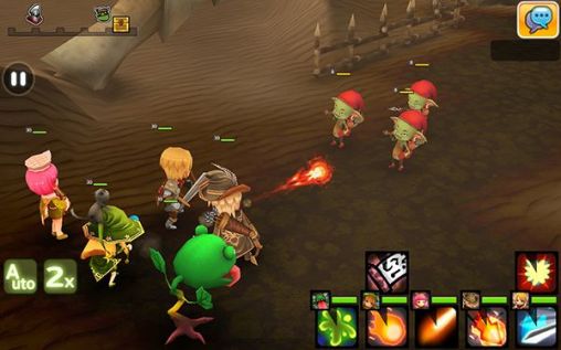 Gameplay of the Hello, hero for Android phone or tablet.