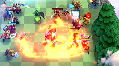 Hero chess: Teamfight auto battler - Android game screenshots.