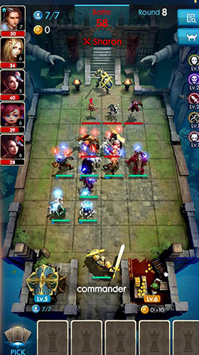 Hero commander - Android game screenshots.