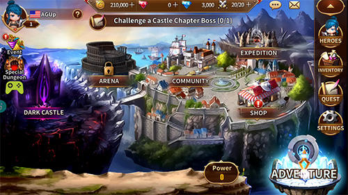 Hero cry saga - Android game screenshots.