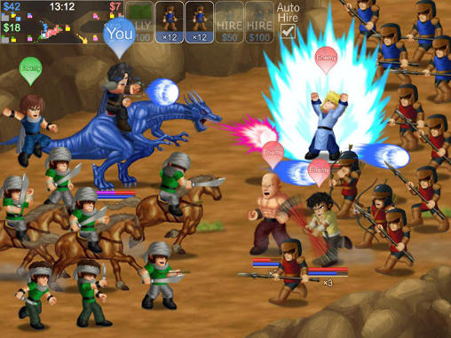 Gameplay of the Hero fighter X for Android phone or tablet.