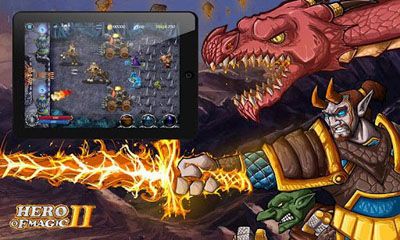 Gameplay of the Hero of Magic II for Android phone or tablet.