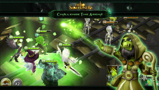 Gameplay of the Hero summoners for Android phone or tablet.