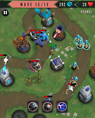 Heroes and havoc TD: Tower defense - Android game screenshots.