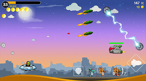 Heroes attack: Alien shooter - Android game screenshots.